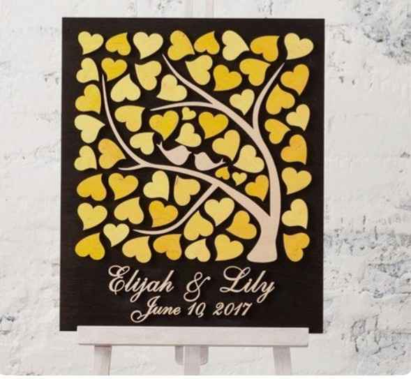 áRbol de los deseos con tonos Amarillos - 4