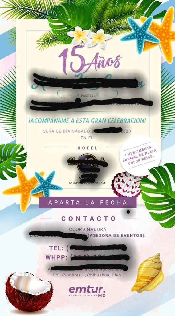 Como incluir el precio del hotel para los invitados en la invitación de boda. - 1