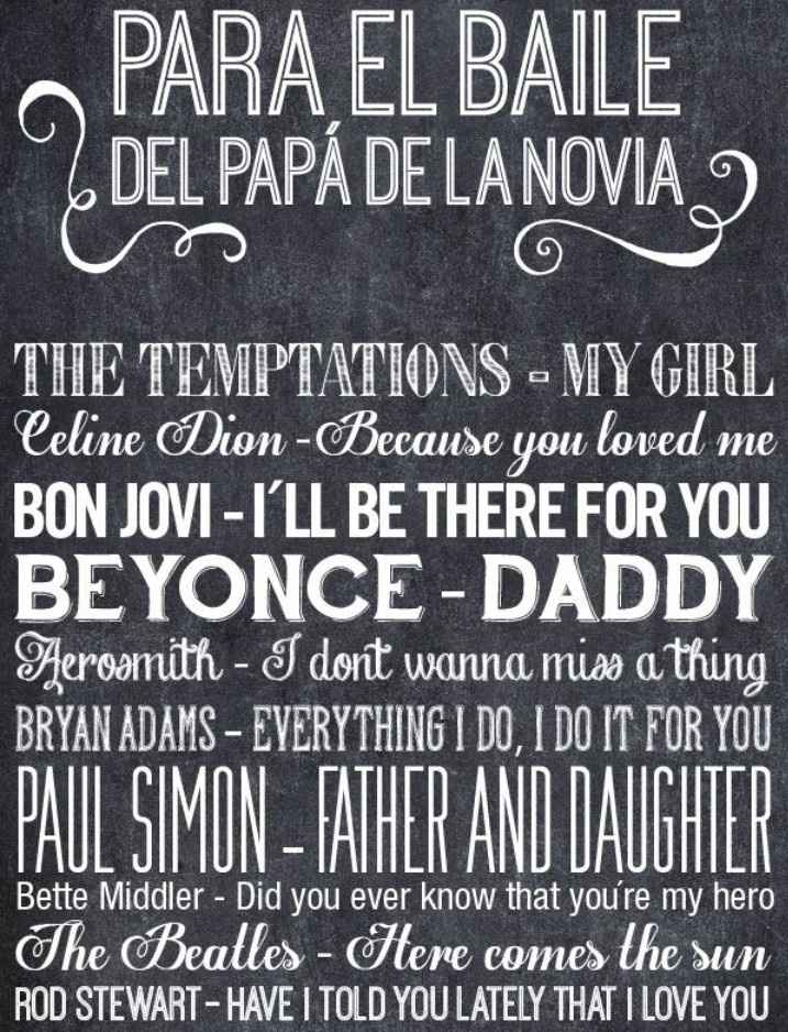 Canciònes para vals - 1