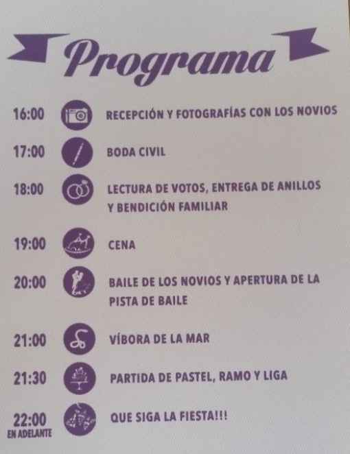 Protocolo de la fiesta! - 2