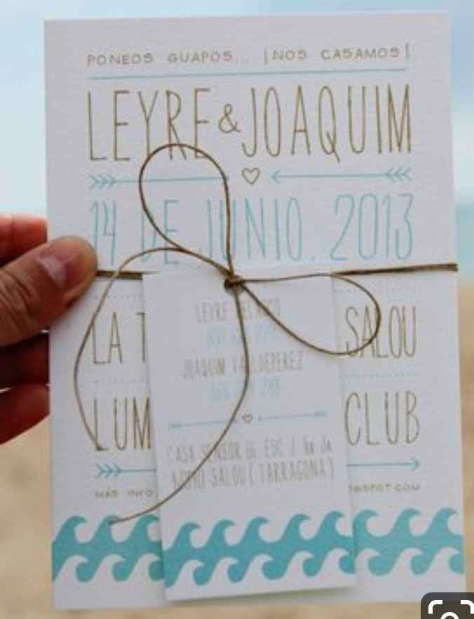 ideas para invitaciones boda en la playa - 2