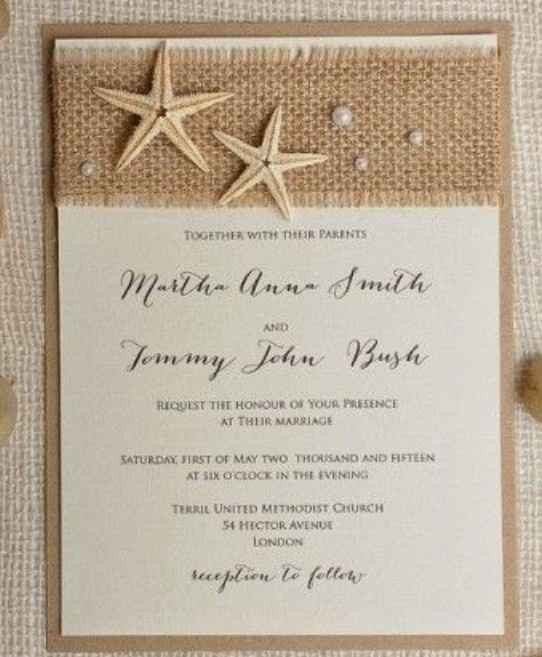 ideas para invitaciones boda en la playa - 5