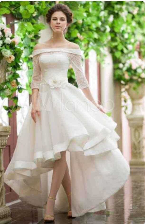 Vestido de corte asimétrico - 3