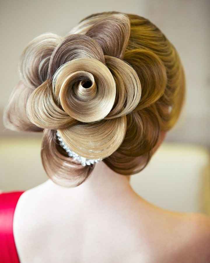 Peinados en forma de flores 🌼 - 4