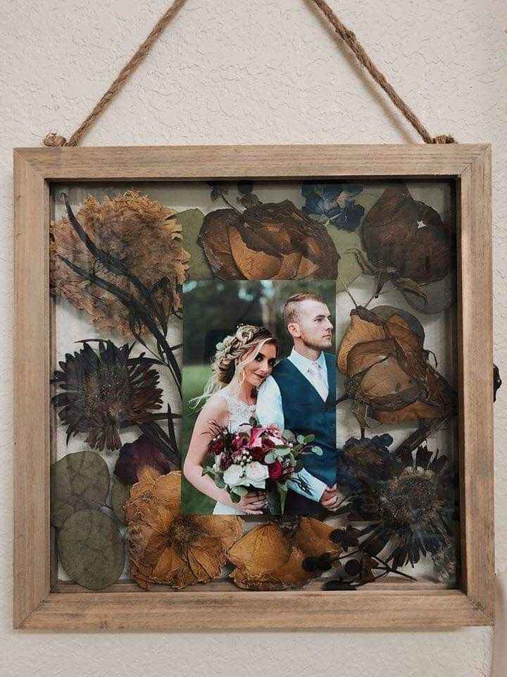 Ramo en un marco con foto - 1