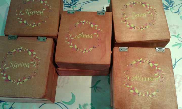 Cajas para mis damas casi listas!! - 1