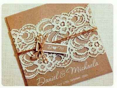 Primer muestra de las invitaciones - 1