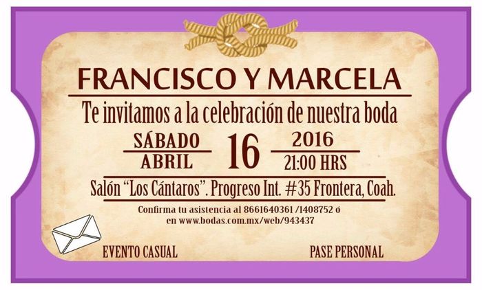 Pases personales antes de ensobretar