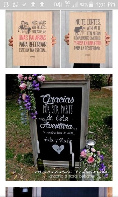 Cuadro bienvenida - 1