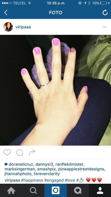 Llego la hora de presumir sus anillos - 1