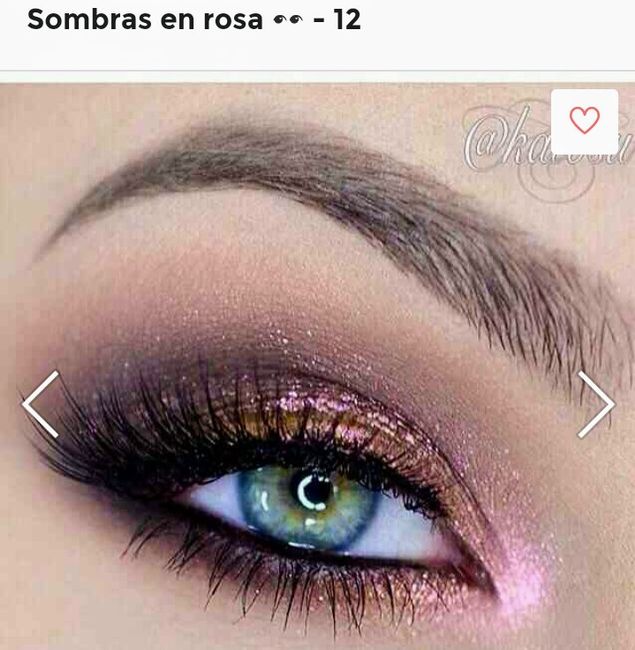 Maquillaje en tonos rosas. 4