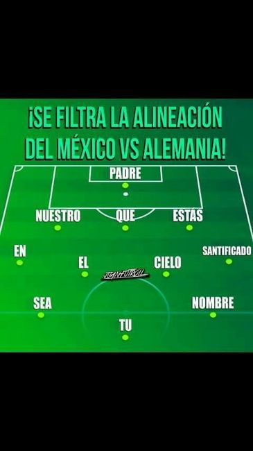 Mi pronóstico en pareja es 🇩🇪 4 - 🇲🇽 1 6