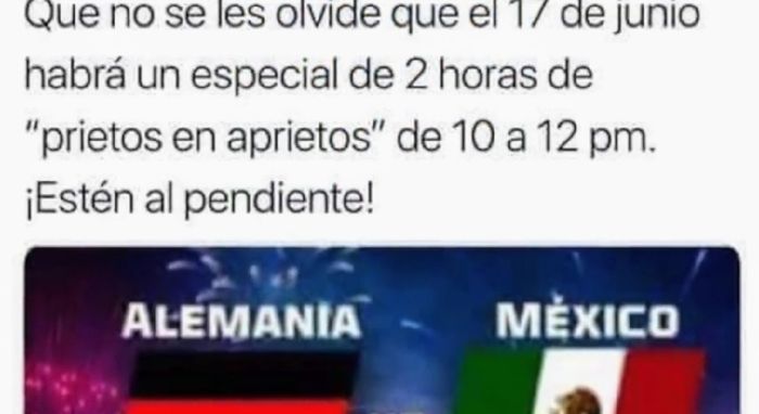 Mi pronóstico en pareja es 🇩🇪 4 - 🇲🇽 1 14