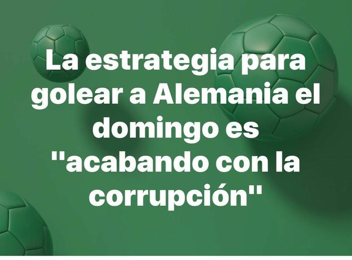 Mi pronóstico en pareja es: 🇩🇪2-1🇲🇽 3