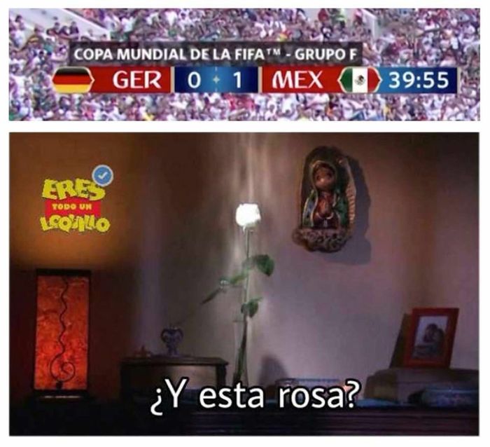 Mi pronóstico en pareja... jejeje, ganó México e hizo historia. 3