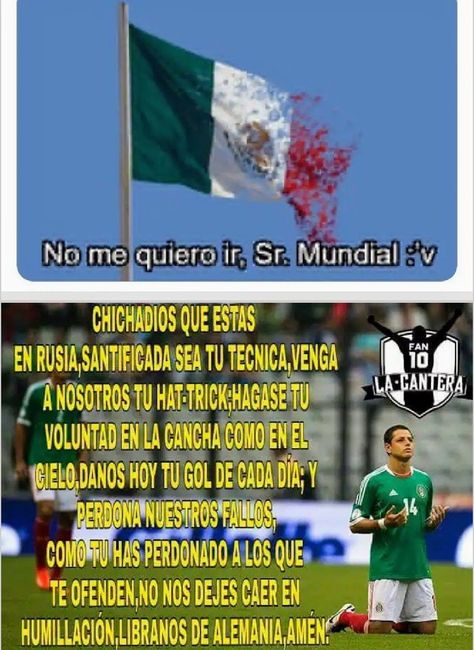 Mi pronóstico en pareja... jejeje, ganó México e hizo historia. 9