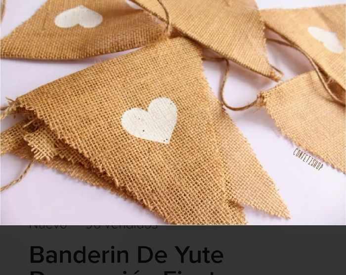 Con Yute,mecate y blondas.ideas Diy.hacer tus banderines, invitaciones,sillas y más,decoración rústica Vintage. 6