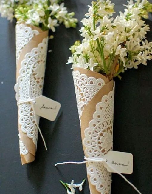 Con Yute,mecate y blondas.ideas Diy.hacer tus banderines, invitaciones,sillas y más,decoración rústica Vintage. 20
