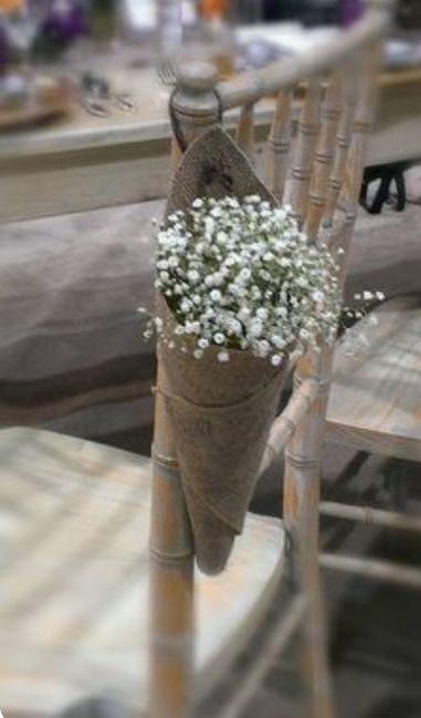 Con Yute,mecate y blondas.ideas Diy.hacer tus banderines, invitaciones,sillas y más,decoración rústica Vintage. 23
