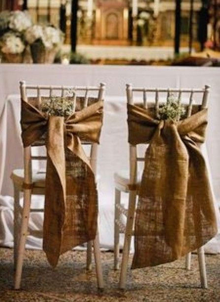 Con Yute,mecate y blondas.ideas Diy.hacer tus banderines, invitaciones,sillas y más,decoración rústica Vintage. 24
