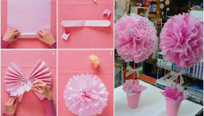 Flores gigantes decorativas en tu boda.así lucen en silla y cortina y así se hacen (diy) 16