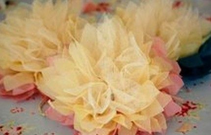 Flores gigantes decorativas en tu boda.así lucen en silla y cortina y así se hacen (diy) 35