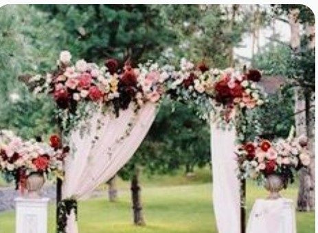 Decora tu boda con tul, velos iluminados en Cortinas,pasillos y más. 4