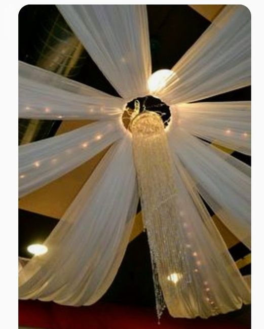 Decora tu boda con tul, velos iluminados en Cortinas,pasillos y más. 11