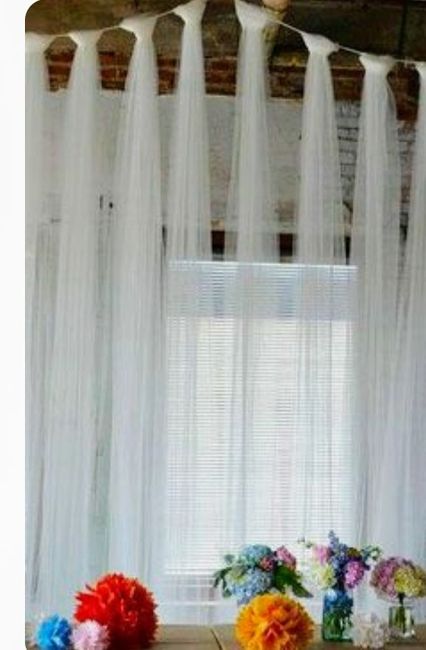 Decora tu boda con tul, velos iluminados en Cortinas,pasillos y más. 13