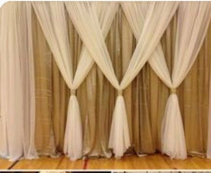 Decora tu boda con tul, velos iluminados en Cortinas,pasillos y más. 14