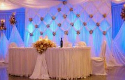 Decora tu boda con tul, velos iluminados en Cortinas,pasillos y más. 20
