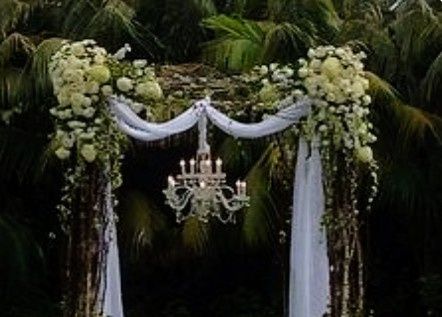 Decora tu boda con tul, velos iluminados en Cortinas,pasillos y más. 61
