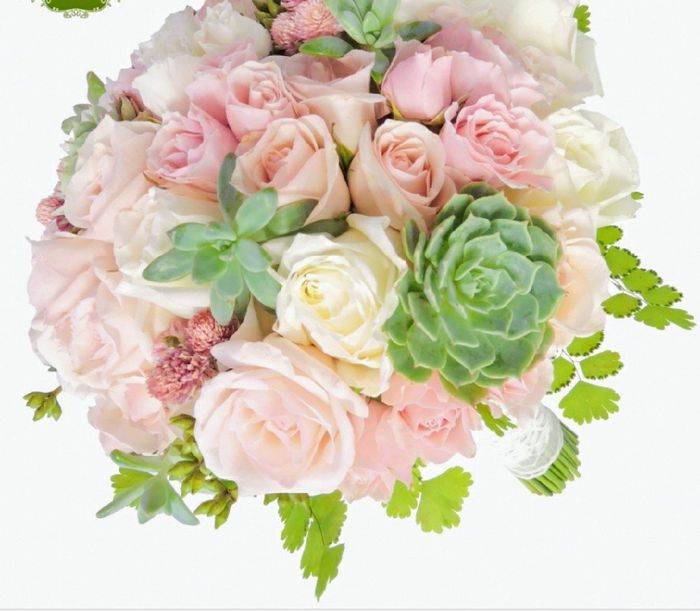Ramos de Novia con Suculentas (cactáceas) y otras flores 13