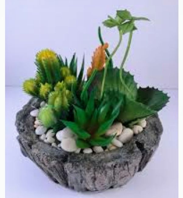 Centros de mesa en tu boda, llenos de vida campestre con Suculentas, cactus y más. 4