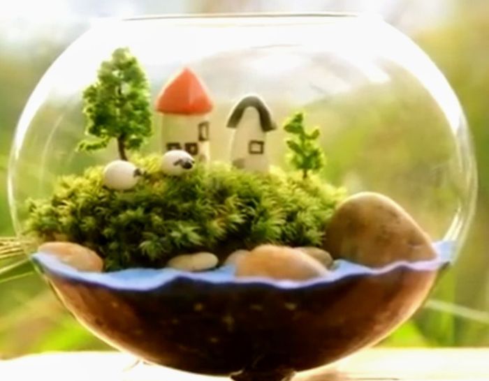 Hacer Un mini Jardín en Vidrio Tú misma con suculentas paso a paso  (diy) 18