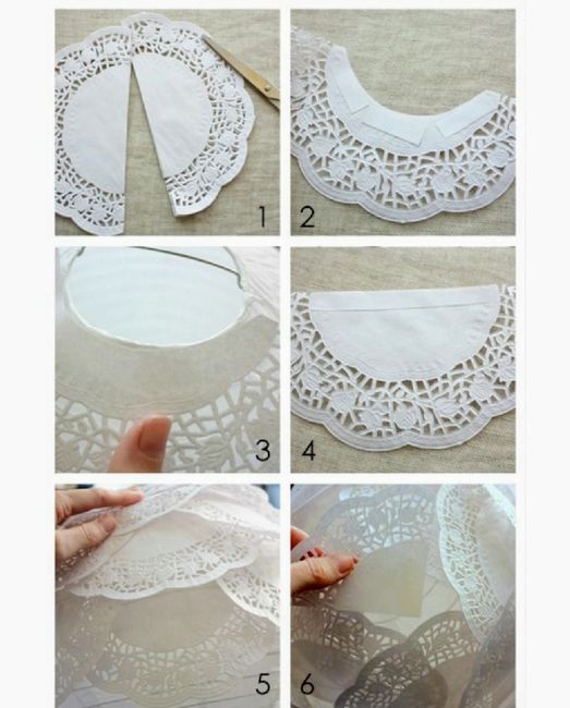 Flores con blondas hechas por tí (diy) 4