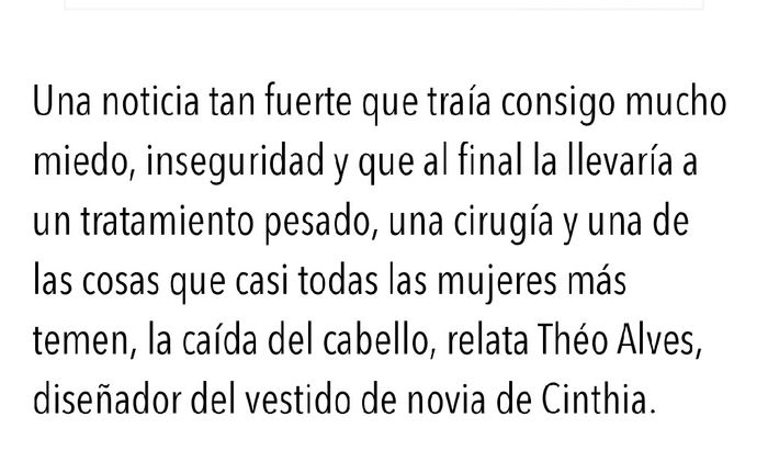 Descubrió su enfermedad poco antes de la boda. - 7