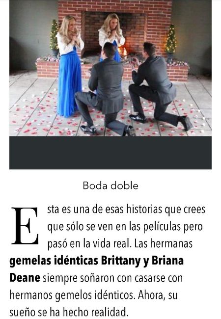 Hermanas gemelas se casan con gemelos idénticos - 2
