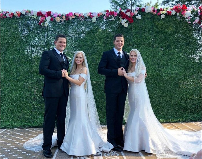 Hermanas gemelas se casan con gemelos idénticos - 10