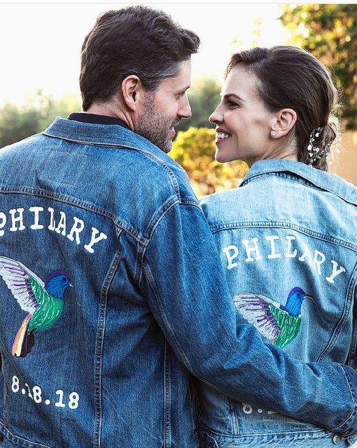 Boda de Actriz Hilary Swank se casó en el bosque 💒 - 15