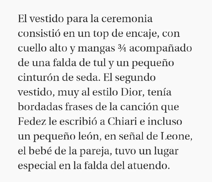 Chiara Ferragni Lució tres vestidos en su boda con rapero Ferez - 8