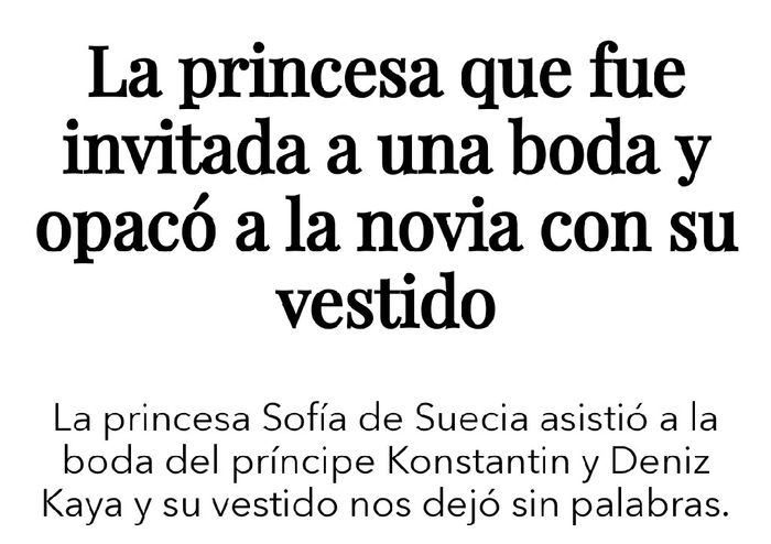 Princesa es invitada a boda y opaca a la novia - 2