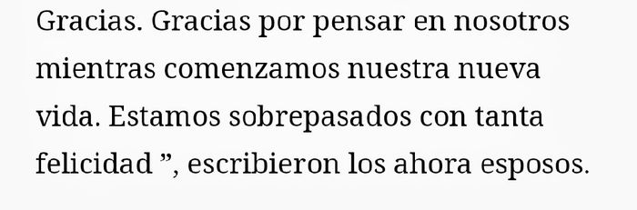 Agradecimiento Por Escrito en Boda Real de York - 7