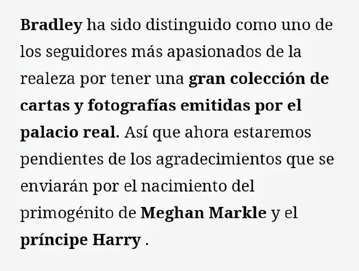 Agradecimiento Por Escrito en Boda Real de York - 9