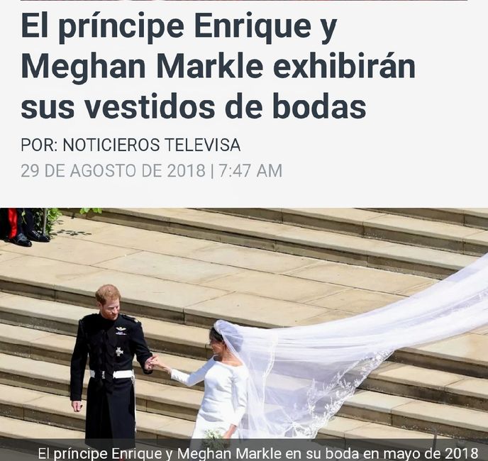 El principe Harry y Meghan Markley exhiben sus trajes de boda - 1