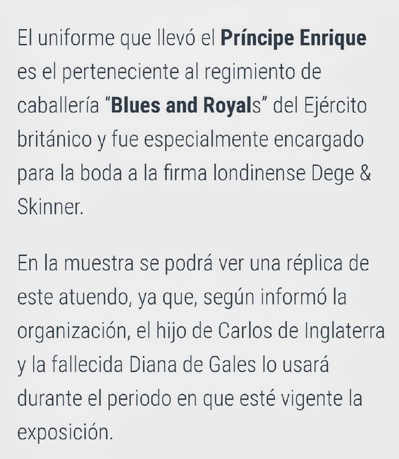 El principe Harry y Meghan Markley exhiben sus trajes de boda - 7
