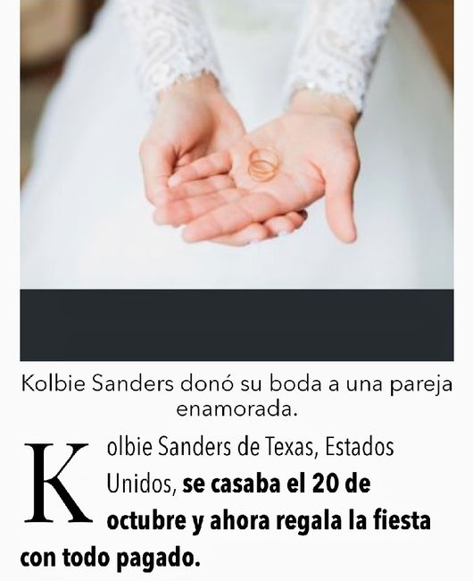 Mujer cancela boda y dona todo a pareja enamorada - 2