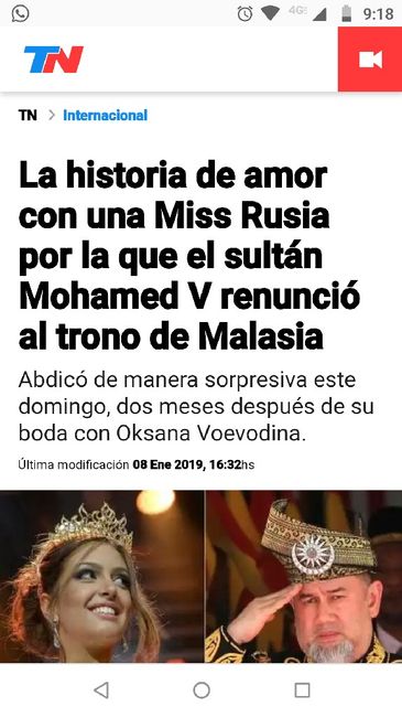 💒rey se casa con modelo y renuncia al reynado. - 16
