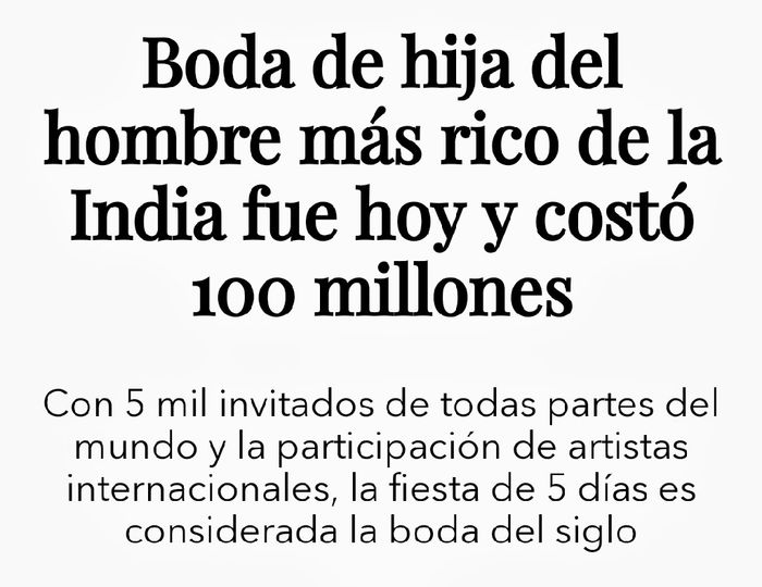 Boda Indú.la hija del hombre más rico de la India - 2