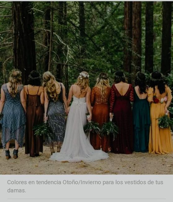Colores para damas 2019. Moda de boda. 8